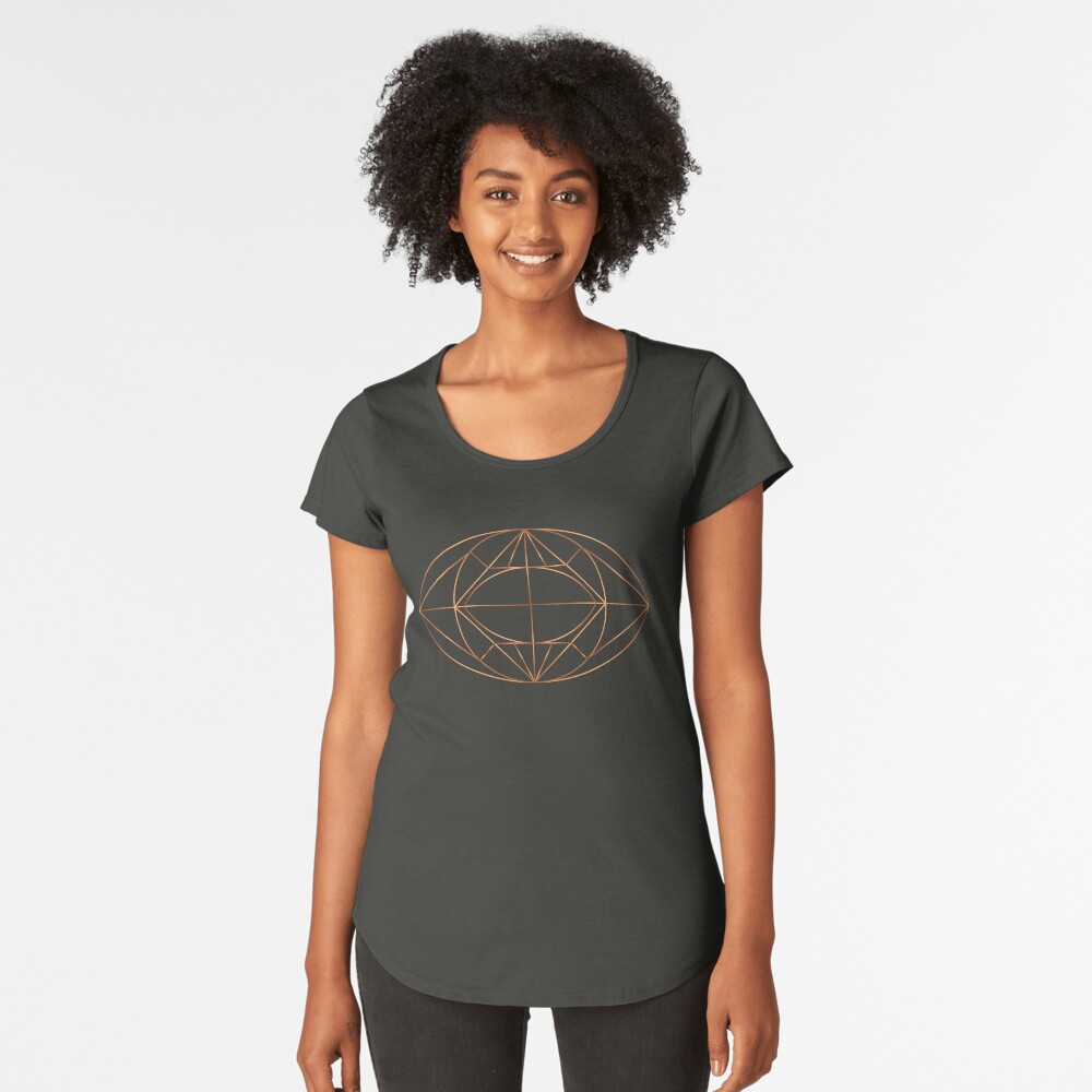 Item preview, Premium Scoop T-Shirt designed and sold by Eleonora-Flow.