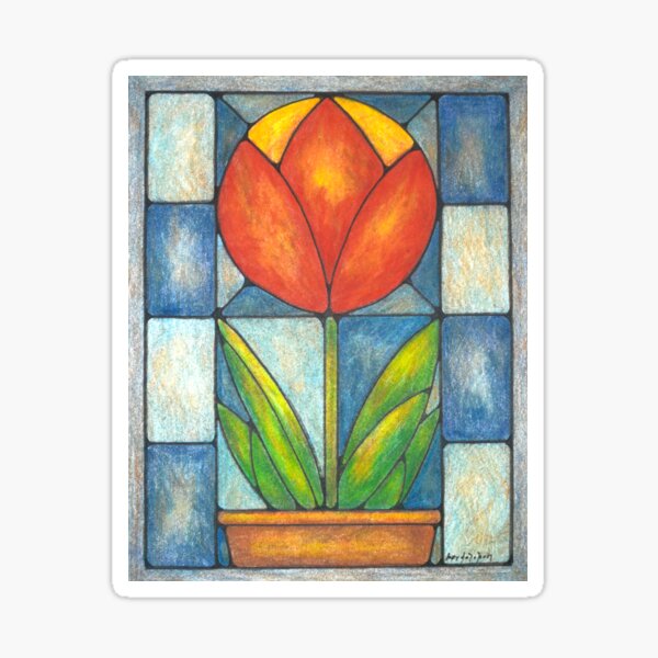 Item preview, Art Deco Tulip designed and sold by ecce-art.