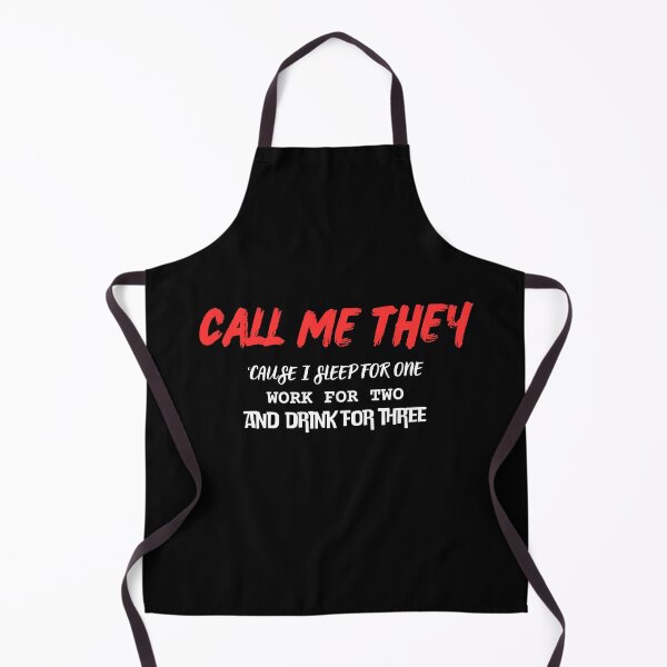 Item preview, Call Me They - Sleep, Work, Drink designed and sold by SleepingFoxy.