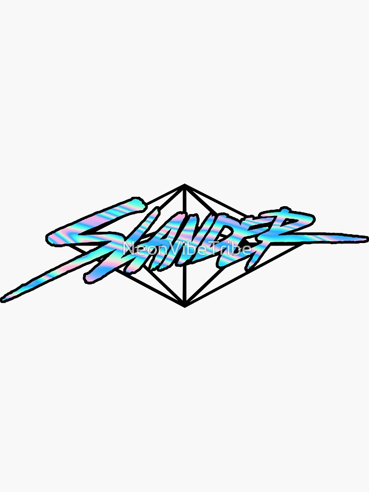 Thumbnail 3 von 3, Sticker, Verleumdung holografisch designt und verkauft von NeonVibeTribe.