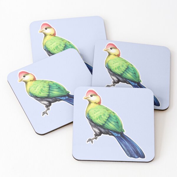 Item preview, Pauline Turaco bird from Angola Africa designed and sold by huggymauve.