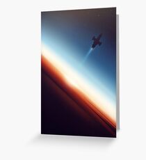 Into Space Greeting Card