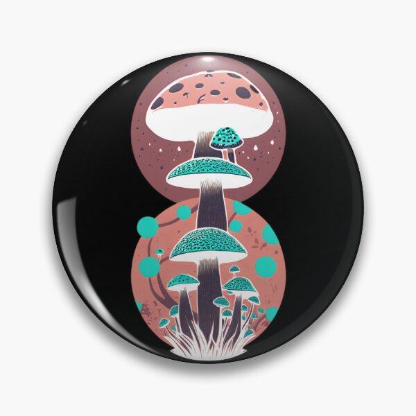 Item preview, Cottage-core Mushroom Toadstool - Cosmic Fly agaric - Neon Autumn  designed and sold by Mitch616Art.