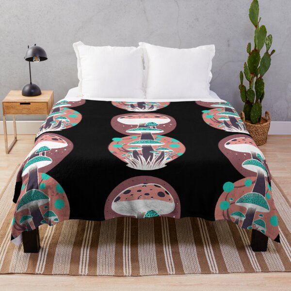 Item preview, Cottage-core Mushroom Toadstool - Cosmic Fly agaric - Neon Autumn  designed and sold by Mitch616Art.
