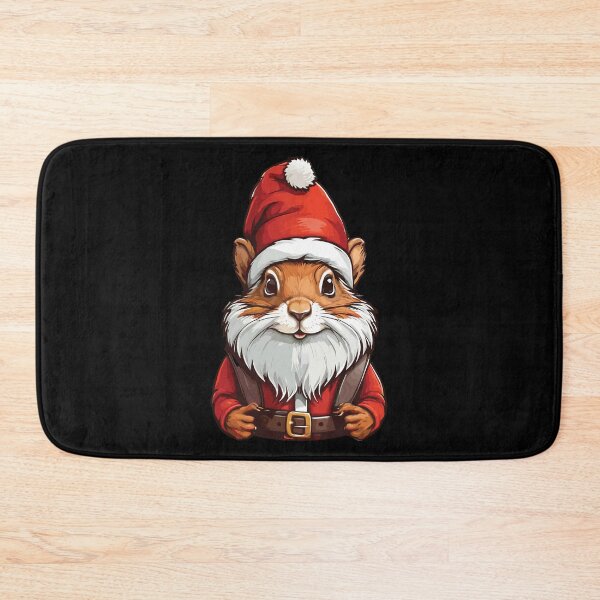 Item preview, Squirrel Santa portrait designed and sold by twisted-dot.