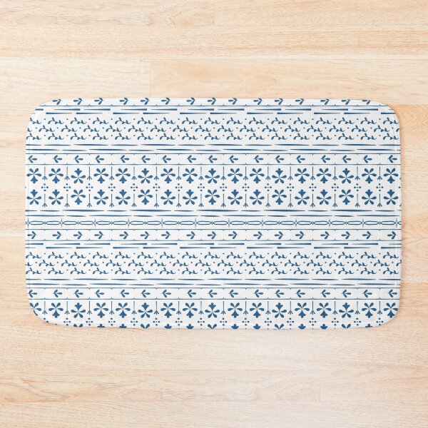 Aperçu de l'œuvre Country Chic Bleu Floral créée et vendue par VintageStyle.
