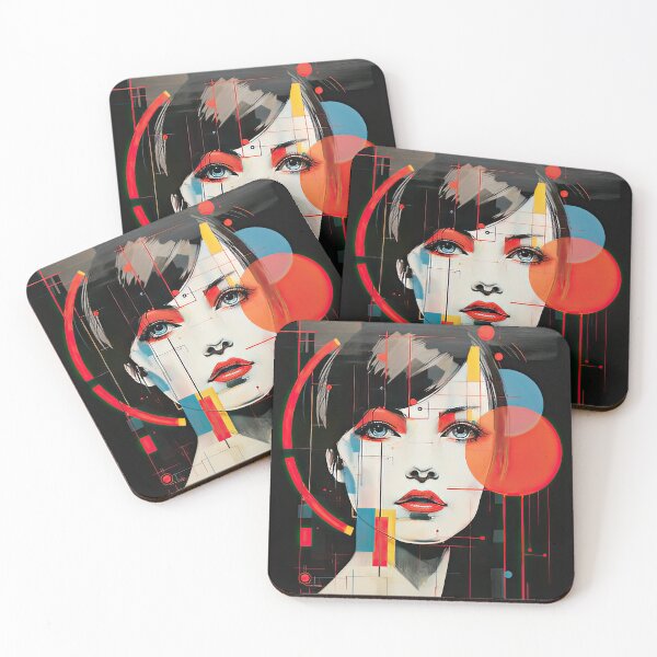 Item preview, Explore Simplistic & Minimalistic Japanese Geisha Portraits with a Majestic Touch designed and sold by ArtificialGenes.