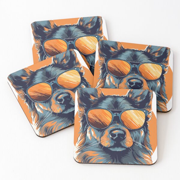 Item preview, Cool dog with sunglasses designed and sold by Eshwarx.