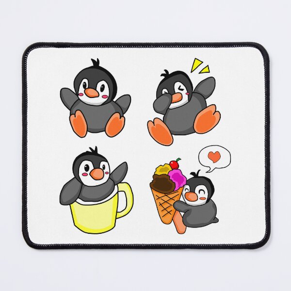 Item preview, baby penguin stickers designed and sold by fantasmahappy.