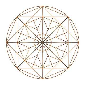 Artwork thumbnail, Copper Octagon in a circle by GEMAcircle