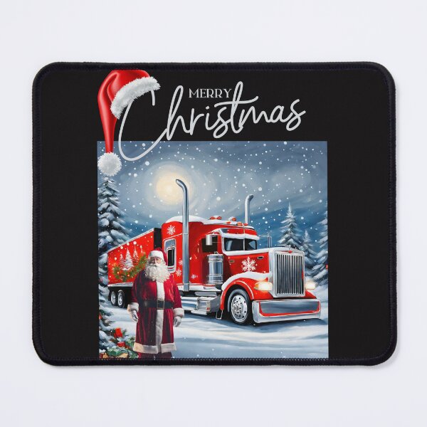 Item preview, Santa's Big rig Merry Christmas designed and sold by SeeingBeyond.