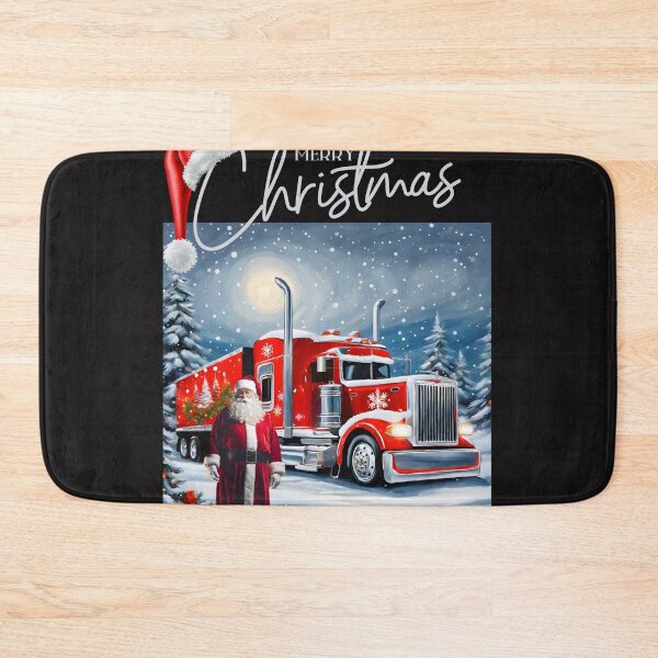 Item preview, Santa's Big rig Merry Christmas designed and sold by SeeingBeyond.