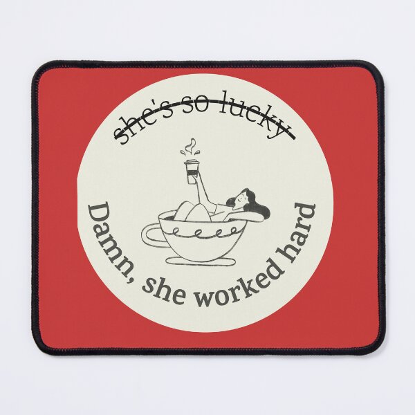 Item preview, she's so lucky not she work hard designed and sold by GREENGLOWGOODS.