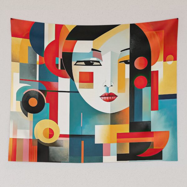 Item preview, Explore Simplistic & Minimalistic Japanese Geisha Portraits with a Majestic Touch designed and sold by ArtificialGenes.