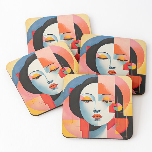 Item preview, Explore Simplistic & Minimalistic Japanese Geisha Portraits with a Majestic Touch designed and sold by ArtificialGenes.