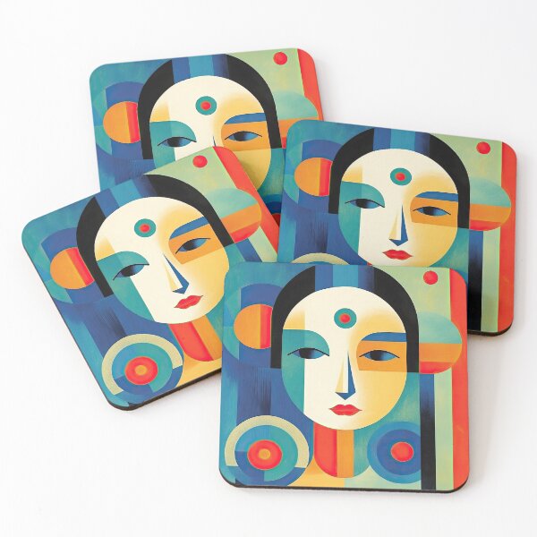 Item preview, Explore Simplistic & Minimalistic Japanese Geisha Portraits with a Majestic Touch designed and sold by ArtificialGenes.
