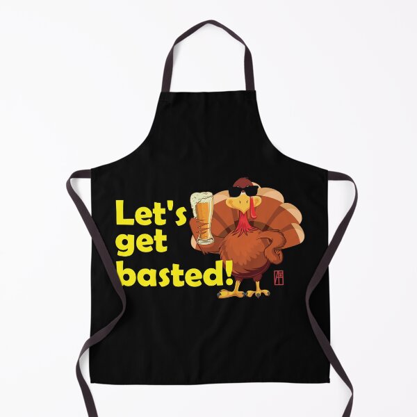 Item preview, Let's get basted! - Happy Thanksgiving Day - Good fun designed and sold by ArtProjectShop.