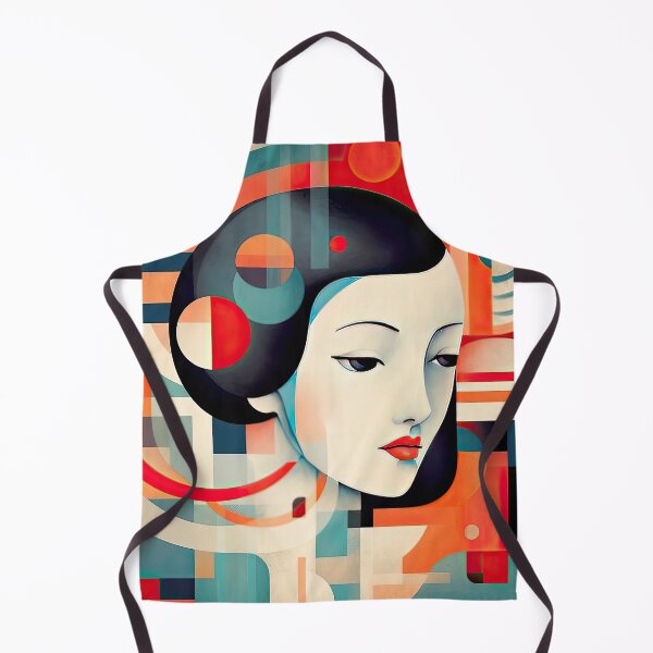 Item preview, Explore Simplistic & Minimalistic Japanese Geisha Portraits with a Majestic Touch designed and sold by ArtificialGenes.