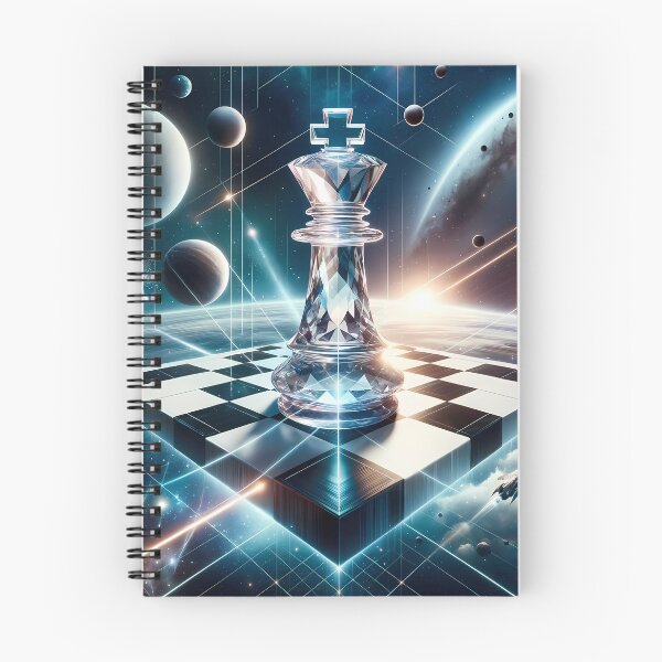 Item preview, Crystaline Chess King in Space designed and sold by arcanemuse.