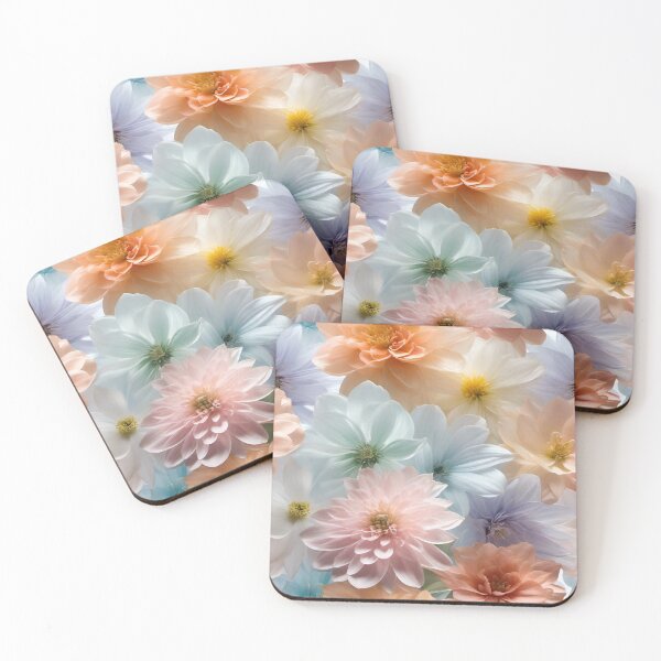 Item preview, Pastel flowers designed and sold by AnthonyThomas.