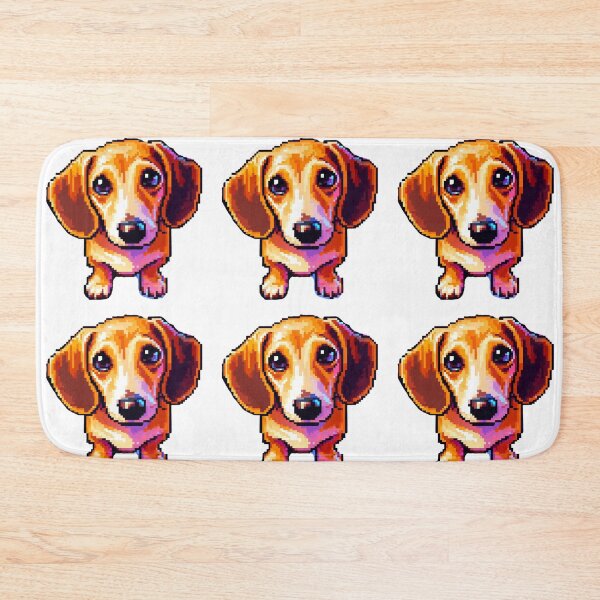 Item preview, Dachshund Pixel Art style no background #2 designed and sold by AIrtisticPrints.