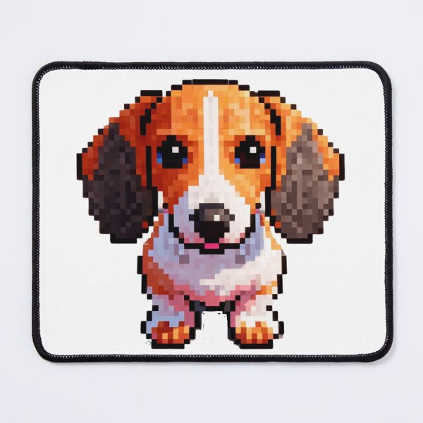 Item preview, Dachshund Pixel Art style no background #3 designed and sold by AIrtisticPrints.