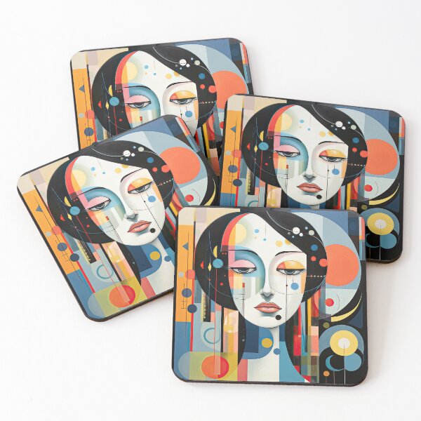 Item preview, Explore Simplistic & Minimalistic Japanese Geisha Portraits with a Majestic Touch designed and sold by ArtificialGenes.