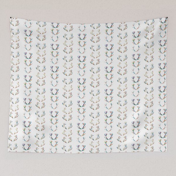 Item preview, Antler Wall Art – Abstract Deer Line Art Collection designed and sold by iampaulmorris.