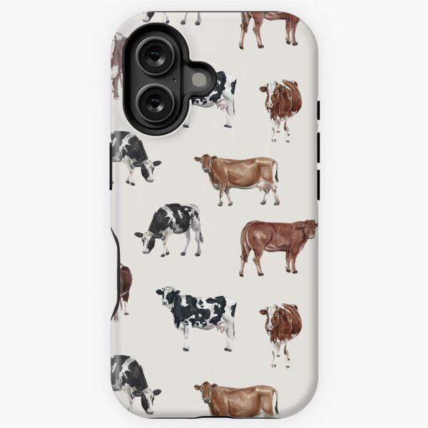 Vista previa del artículo con la obra «Vacas de acuarela», diseñado y vendido por cateandrainn.