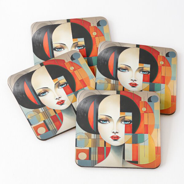 Item preview, Explore Simplistic & Minimalistic Japanese Geisha Portraits with a Majestic Touch designed and sold by ArtificialGenes.