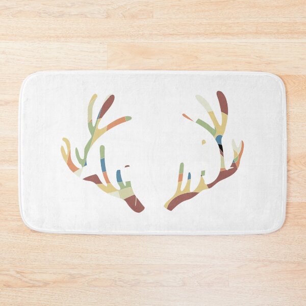 Item preview, Antler Wall Art – Abstract Deer Line Drawing in Bold Colour No.2 designed and sold by iampaulmorris.