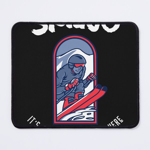 Item preview, Skiing : It's all downhill from here designed and sold by CarvePrint.