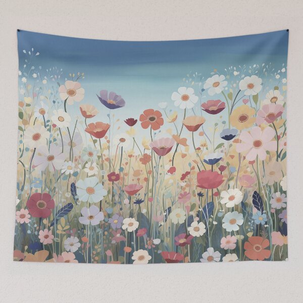 Item preview, Blossoming Colorful Flowers Restrained designed and sold by 4TeeToo.