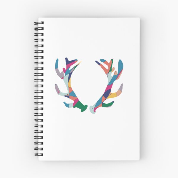 Item preview, Deer Antlers - Abstract Line Drawing in Bold Colour No. 3 designed and sold by iampaulmorris.