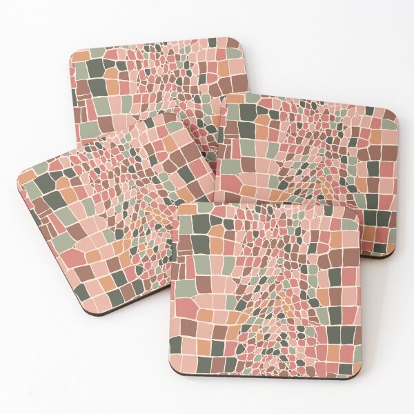 Item preview, Crocodile Pattern 03 - Floral Palette designed and sold by Megs Lang.