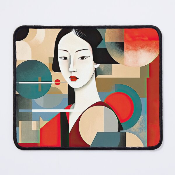 Item preview, Explore Simplistic & Minimalistic Japanese Geisha Portraits with a Majestic Touch designed and sold by ArtificialGenes.