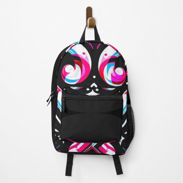 Item preview, Symmetrical Christmas Candy Cane Design - Heart - Black Background designed and sold by Star-Fragment.