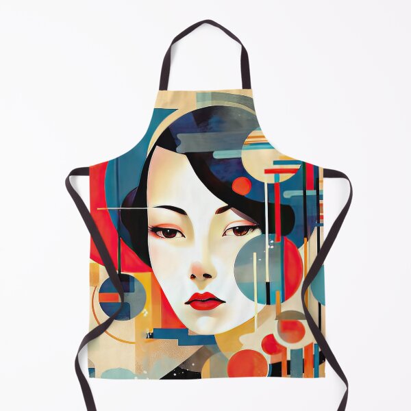 Item preview, Explore Simplistic & Minimalistic Japanese Geisha Portraits with a Majestic Touch designed and sold by ArtificialGenes.