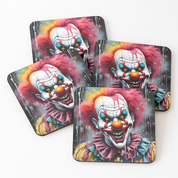 Item preview, Nightmare Carnival: Dripping Spray Paint Clown designed and sold by javaoverride.