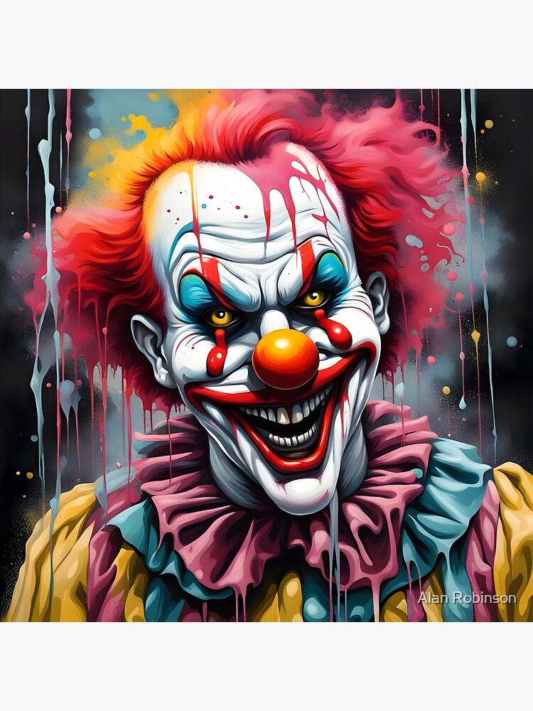 Clown painting by purchases Maraden