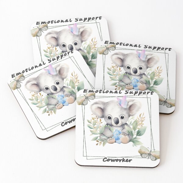 Item preview, Koala Emotional support Coworker designed and sold by Wisnak SHOP.