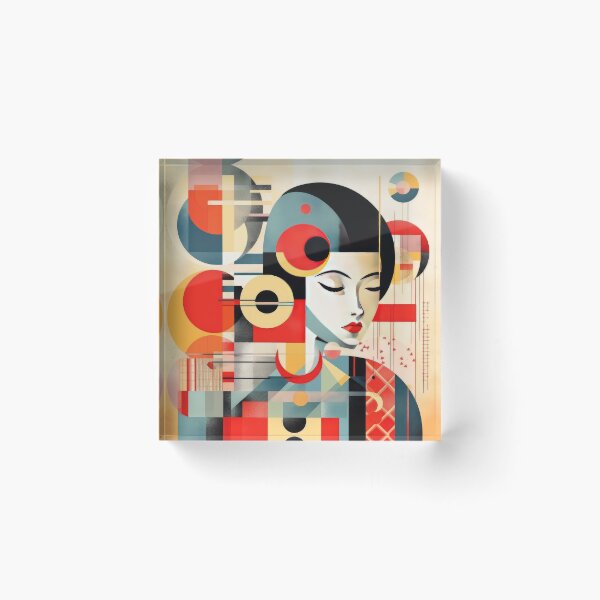 Item preview, Explore Simplistic & Minimalistic Japanese Geisha Portraits with a Majestic Touch designed and sold by ArtificialGenes.
