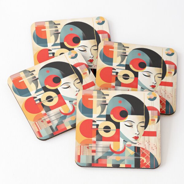 Item preview, Explore Simplistic & Minimalistic Japanese Geisha Portraits with a Majestic Touch designed and sold by ArtificialGenes.