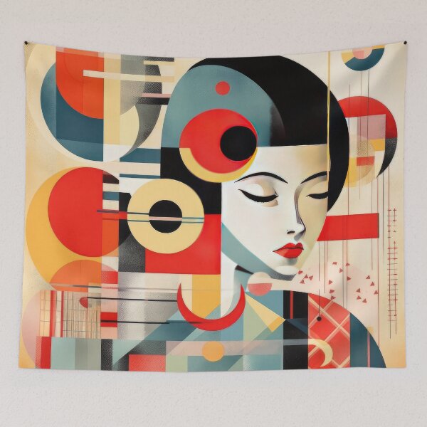 Item preview, Explore Simplistic & Minimalistic Japanese Geisha Portraits with a Majestic Touch designed and sold by ArtificialGenes.