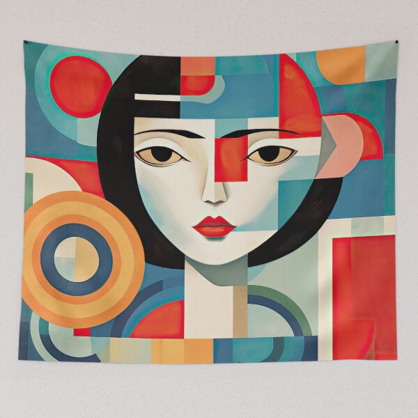 Item preview, Explore Simplistic & Minimalistic Japanese Geisha Portraits with a Majestic Touch designed and sold by ArtificialGenes.