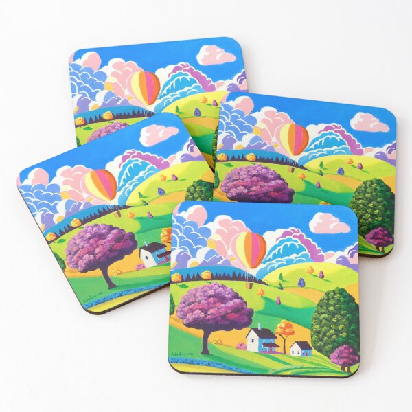 Item preview, Summer day naive art designed and sold by GORDON BRUCE ART.