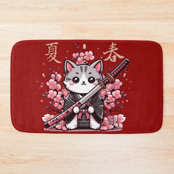 Item preview, katana cat japanese culture designed and sold by IAPICTURE.