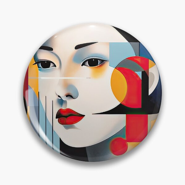 Item preview, Explore Simplistic & Minimalistic Japanese Geisha Portraits with a Majestic Touch designed and sold by ArtificialGenes.