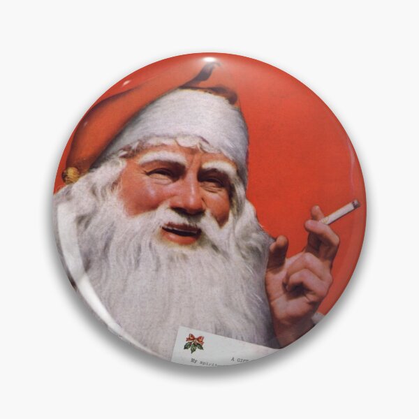 Item preview, Vintage 1930s Santa Lucky Strike Cigarettes Ad designed and sold by recuni.