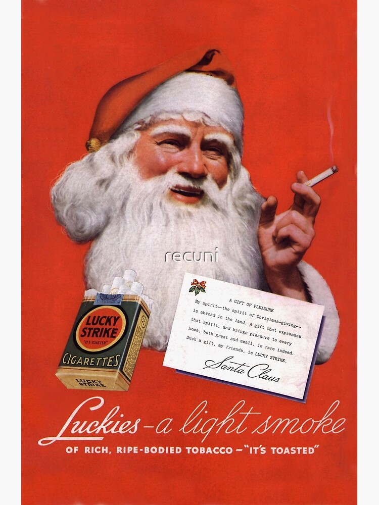 Advertisement for Lucky Strike ® cigarettes in the 1930s